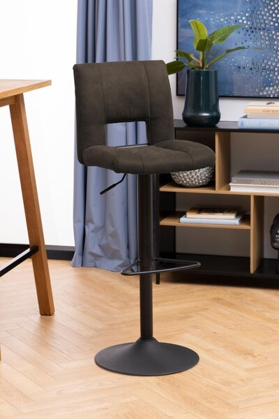 Scaun de bar Sylvia V4, Gri, 115x41.5x52 cm