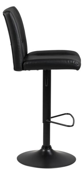 Scaun de bar Sylvia, Negru, 115x41.5x52 cm