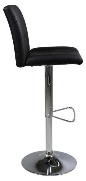 Scaun de bar Sylvia V1, Negru, 115x41.5x52 cm