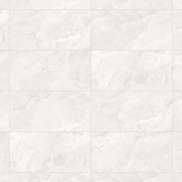 Mexen Valga Bianco gres glazurat rectificat G1, plăcută de podea-perete 120 x 60 cm, luciu - TL122-120-060-01