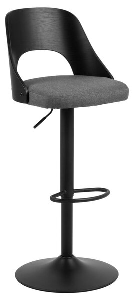 Scaun de bar Lucy, Gri, 113x47x50.5 cm