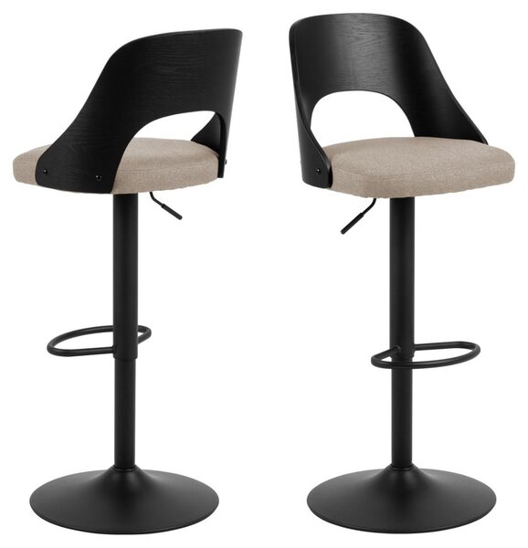 Scaun de bar Lucy, Maro, 113x47x50.5 cm