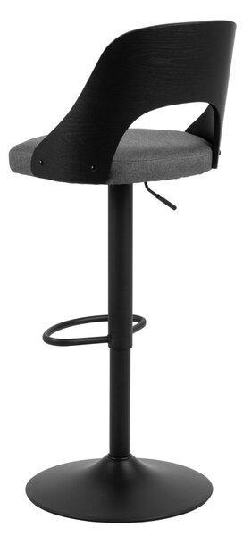 Scaun de bar Lucy, Gri, 113x47x50.5 cm