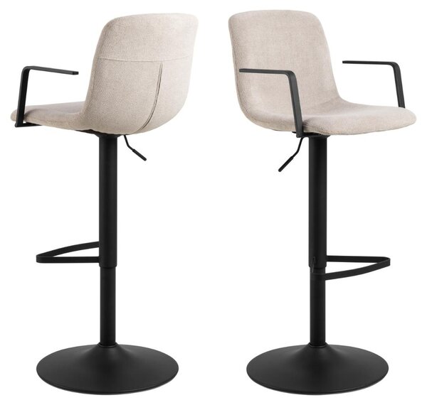 Scaun de bar Pablo, Bej, 114x50x53 cm
