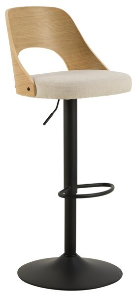 Scaun de bar Lucy, Bej, 113x47x50.5 cm