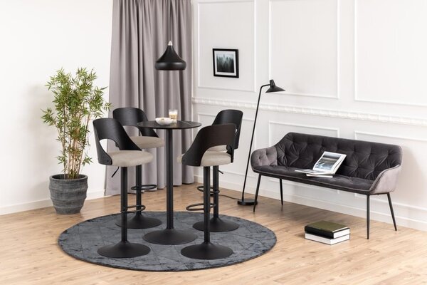 Scaun de bar Lucy, Maro, 113x47x50.5 cm