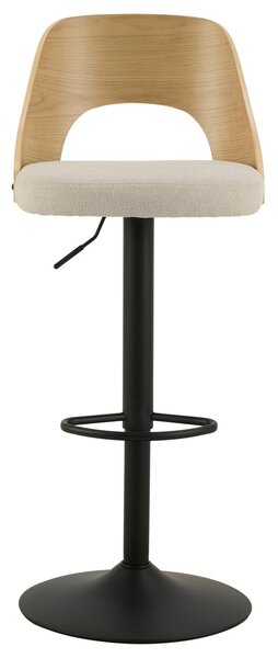 Scaun de bar Lucy, Bej, 113x47x50.5 cm
