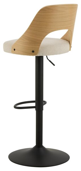 Scaun de bar Lucy, Bej, 113x47x50.5 cm
