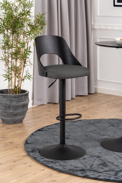 Scaun de bar Lucy, Gri, 113x47x50.5 cm