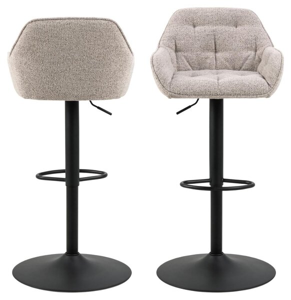 Scaun de bar Brooke V1, Bej, 109x52x52 cm