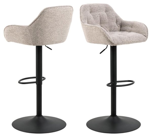 Scaun de bar Brooke V1, Bej, 109x52x52 cm
