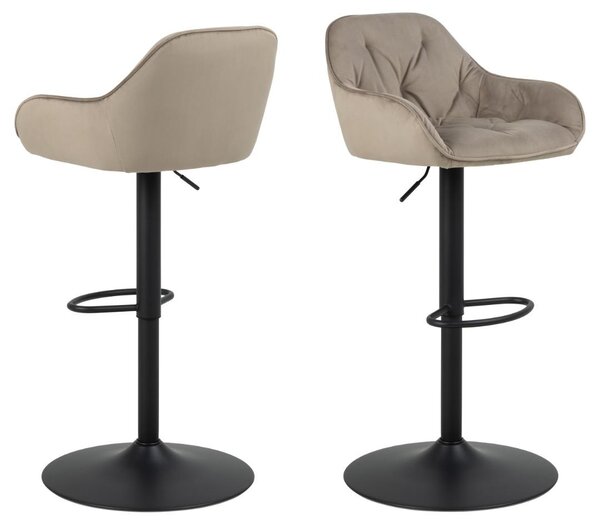 Scaun de bar Brooke, Bej, 109x52x52 cm