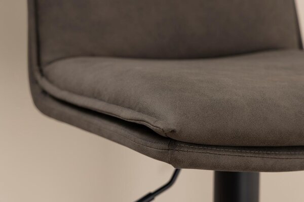 Scaun de bar Flynn V1, Gri, 107x44x53 cm
