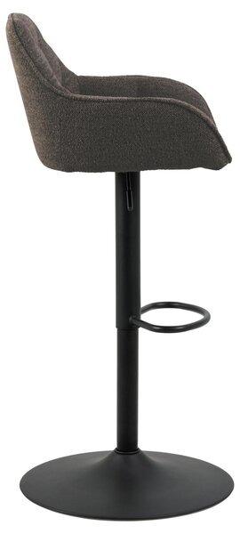 Scaun de bar Brooke, Gri, 109x52x52 cm