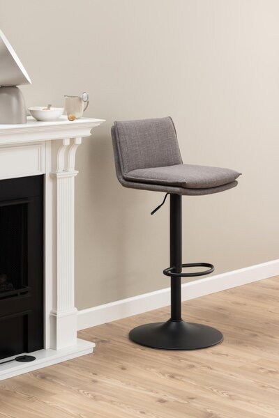 Scaun de bar Flynn V2, Gri, 107x44x53 cm