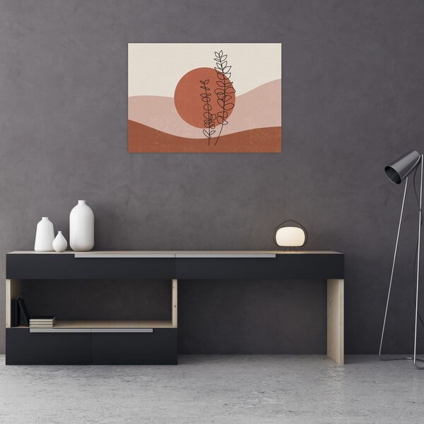 Tablou - Boho frunze N⁰1 (70x50 cm)