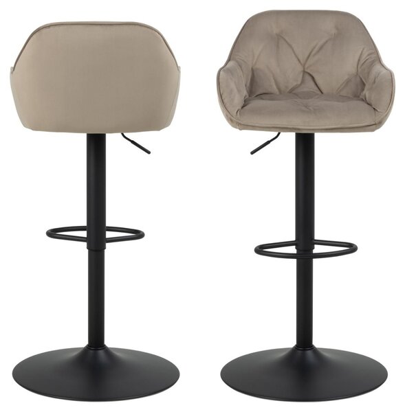 Scaun de bar Brooke, Bej, 109x52x52 cm