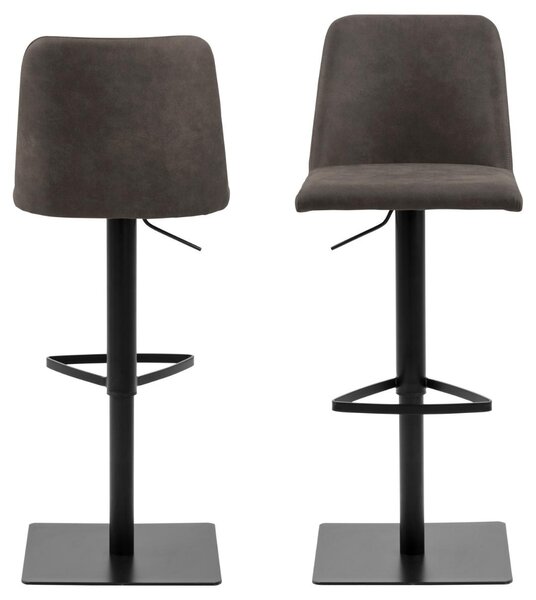 Scaun de bar Avanja, Gri, 107.5x43x51 cm