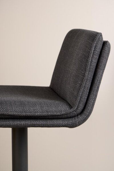 Scaun de bar Flynn, Gri, 107x44x53 cm
