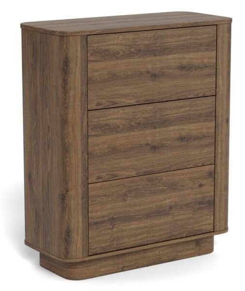 Comoda Atmore, Gri, 107x90x40 cm