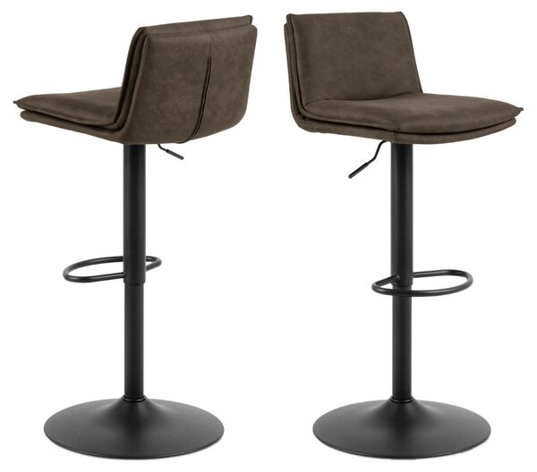 Scaun de bar Flynn V1, Gri, 107x44x53 cm