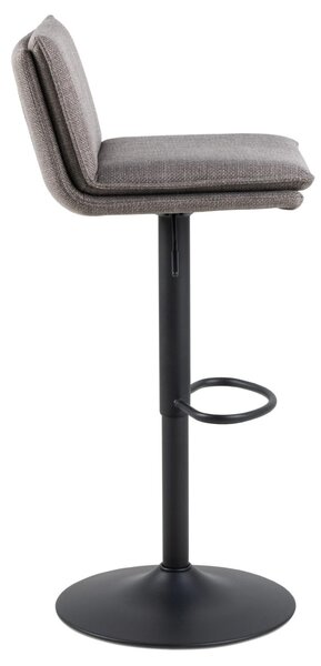 Scaun de bar Flynn V2, Gri, 107x44x53 cm