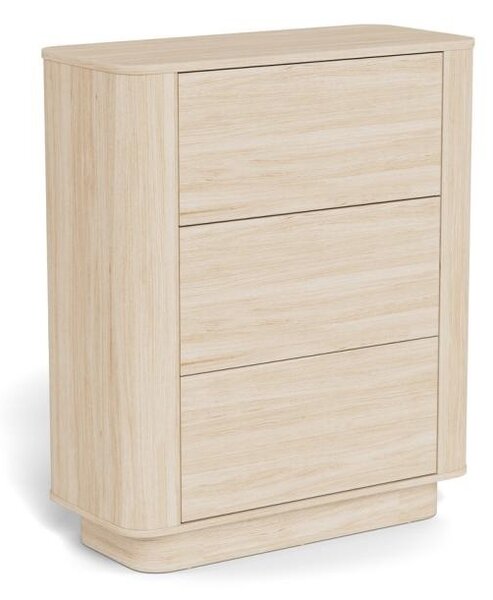Comoda Atmore, Alb, 107x90x40 cm
