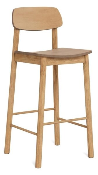 Scaun de bar Barlow, Natural, 105x43.5x46.5 cm