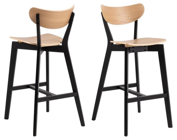 Scaun de bar Roxby, Natural, 105x45x49 cm