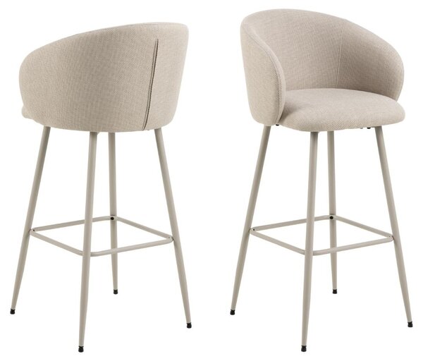 Scaun de bar Eleanor, Bej, 105x54x52 cm