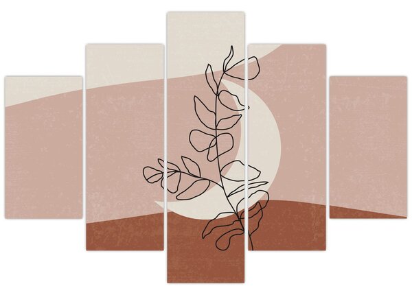 Tablou - Boho frunze N⁰2 (150x105 cm)