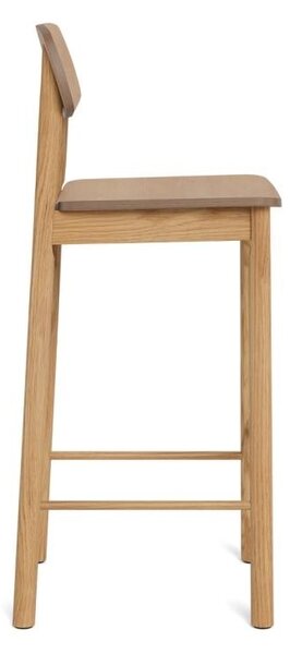 Scaun de bar Barlow, Natural, 105x43.5x46.5 cm