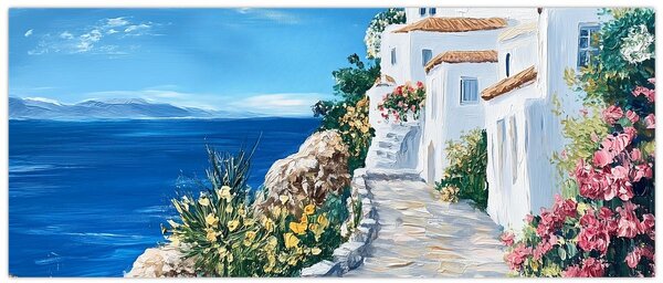 Tablou - Alee lângă mare (120x50 cm)