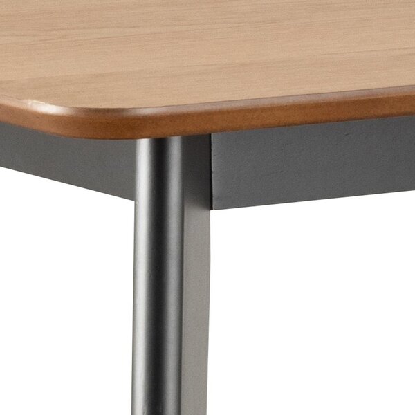 Masa tip bar Roxby, Natural, 105x120x60 cm