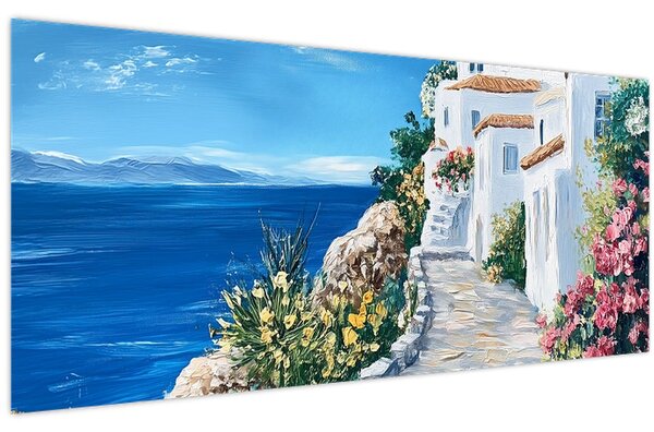 Tablou - Alee lângă mare (120x50 cm)