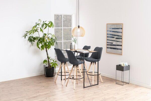 Masa tip bar Seaford, Natural, 105x120x60 cm