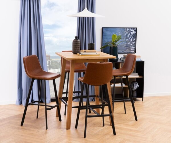 Scaun de bar I_Oregon V1, Maro, 103x46.5x50 cm