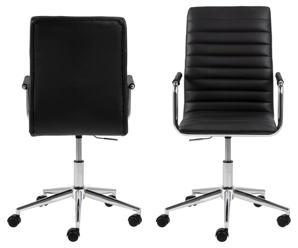 Scaun de birou Winslow V2, Negru, 103x51x58 cm