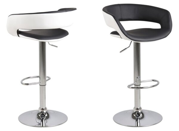 Scaun de bar Grace, Negru, 101x54.5x48.5 cm