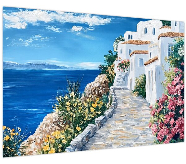 Tablou - Alee lângă mare (90x60 cm)