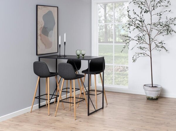 Scaun de bar Wilma, Gri, 101x46.6x51 cm