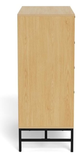 Comoda Albany, Natural, 100.1x80.6x40 cm