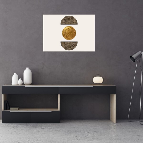 Tablou - Ornament de aur N⁰1 (70x50 cm)