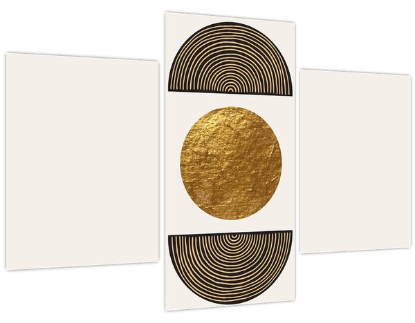 Tablou - Ornament de aur N⁰1 (90x60 cm)