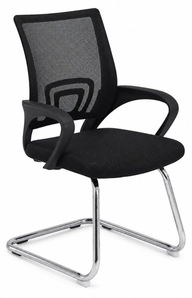 Scaun de birou cu suport lombar, design modern, inaltime 92 cm, maxim 120 kg, negru