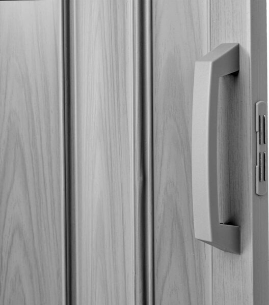Usa de interior plianta tip acordeon, 203x100cm, stejar gri, 0,7mm