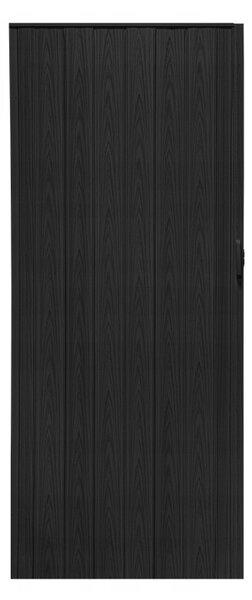 Usa de interior plianta tip acordeon, 203x80cm, negru, 0,7mm