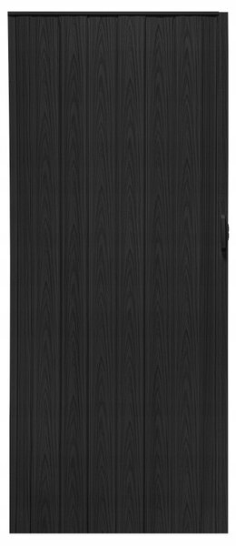 Usa de interior plianta tip acordeon, 203x80cm, negru, 0,7mm