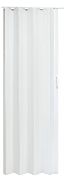 Usa de interior plianta tip acordeon, 203x80cm, stejar alb mat, 0,7mm