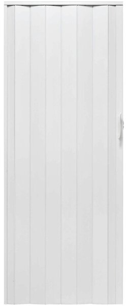 Usa de interior plianta tip acordeon, 203x80cm, stejar alb mat, 6mm